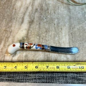 Vintage HOUSE Of PRILL MANDARIN Porcelain Handle Cheese Knife England